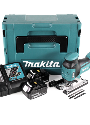 Makita DJV 181 RTJ Akku Pendelhubstichsäge 18V Brushless + 2x Akku 5,0Ah + Ladegerät + Makpac - Toolbrothers