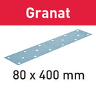 Festool STF 80x400 P180 GR/50 bandes abrasives grenat (497162) pour LRS 400, HSK-A 80x400 / 80x200