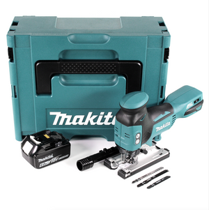 Makita DJV 181 T1J 18 V Li-ion Scie sauteuse sans fil + 1x Batterie BL 1860 B 6,0 Ah - sans Chargeur