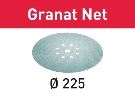 Festool STF D225 P320 GR NET/25 Netzschleifmittel Granat Net ( 203319 ) für Langhalsschleifer PLANEX LHS 2 225 EQ(I), PLANEX 225 EQ, PLANEX LHS-E 225 easy, PLANEX LHS 2-M 225 EQ