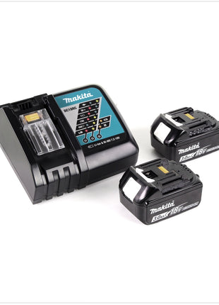 Makita DTD 155 RFJB Akku Schlagschrauber 18 V Brushless Sonderausgabe schwarz im MAKPAC + 2 x BL1830 3,0 Ah Akku + 1 x DC 18 RC Ladegerät - Toolbrothers