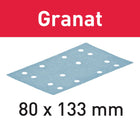 Festool STF 80x133 P40 GR/10 bandes abrasives grenat (497127) pour RTS 400, RTSC 400, RS 400, RS 4, LS 130, HSK-A 80x130, HSK 80x133