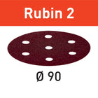 Festool STF D90/6 P60 RU2/50 disque abrasif Ruby 2 (499078) pour RO 90 DX