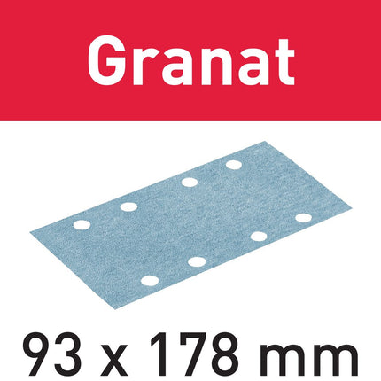 Festool STF 93X178 P80 GR/50 bandes abrasives grenat (498935) pour RS 300, RS 3, LRS 93