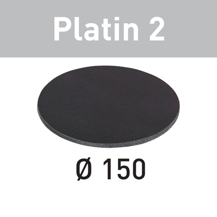 Festool STF D150/0 S4000 PL2/15 disque abrasif Platinum 2 (492372) pour RO 150, ES 150, ETS 150, ETS EC 150, LEX 150, WTS 150, HSK-D 150