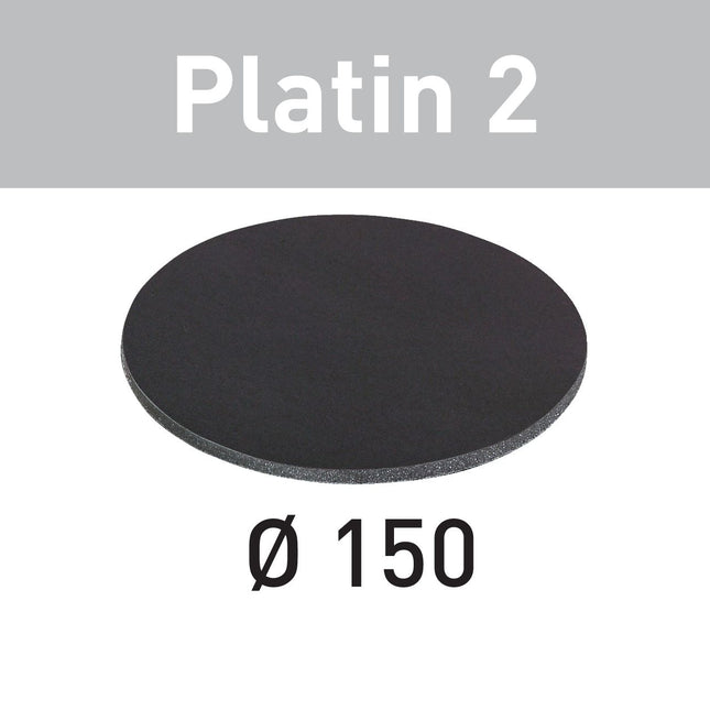 Festool STF D150/0 S4000 PL2/15 disque abrasif Platinum 2 (492372) pour RO 150, ES 150, ETS 150, ETS EC 150, LEX 150, WTS 150, HSK-D 150