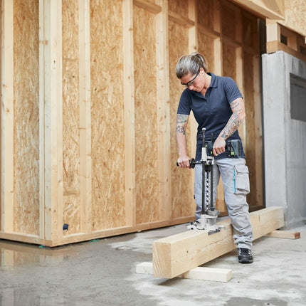 Support de perçage de menuiserie Festool GD 320 (768768) pour TPC 18/4, TDC 18/4, DRC 18/4, PDC 18/4, DR 18/4 E, PD 20/4 E, DRP 16 ET, DRP 18-4 DÉC, PDP 20-4 DÉC, DR 20 E