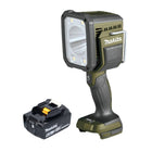 Makita DML 812 G1 Akku Handstrahler 18 V 1250 lm LED Olive Grün Outdoor Adventure Sonderedition + 1x Akku 6,0 Ah - ohne Ladegerät