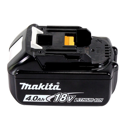 Makita DHP 458 M1J Perceuse-visseuse à percussion sans fil 18 V 91 Nm + 1x batterie 4,0 Ah + Makpac - sans chargeur