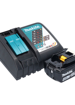 Makita DBO 380 RM1 Ponceuse vibrante sans fil 18 V 93 x 185 mm Brushless + 1x batterie 4,0 Ah + chargeur