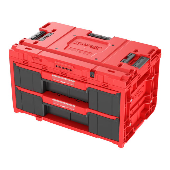 Toolbrothers RHINO XXL Drawer 2 ULTRA Mallette à tiroirs avec deux tiroirs + séparateurs 29 L IP66