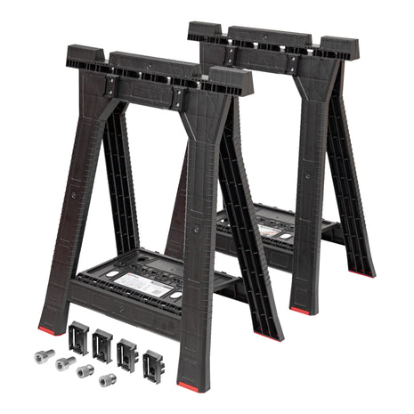 Juego caballete taller Qbrick System + Custom Connect 2 piezas 580 x 770 mm 350 kg