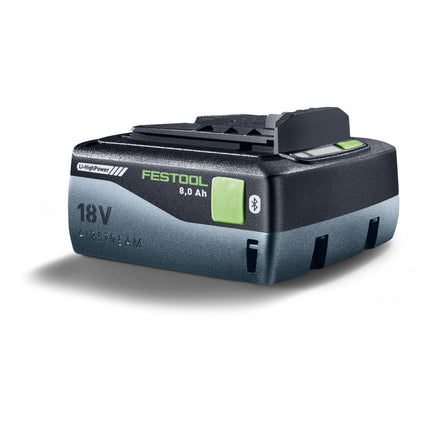 Festool kit batterie 3x BP 18 Li 8,0 HP-ASI Batterie 18 V 8,0 Ah ( 3x 577323 ) 8000 mAh Li-ion avec indicateur de charge