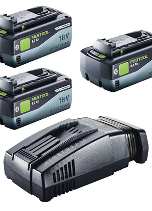 Festool 18V 3x8,0/SCA16 Energy Set 3x batterie 18 V 8,0 Ah ( 3x 577323 ) + chargeur ( 576953 )