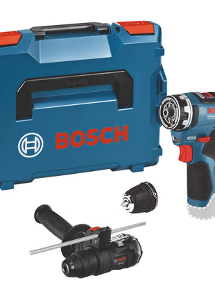 Bosch GSR 12V-35 FC taladro atornillador inalámbrico 12 V 35 Nm sin escobillas (06019H300B) + 2 accesorios + L-Boxx - sin batería, sin cargador