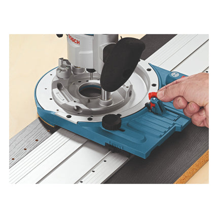 Bosch FSN OFA 32 KIT 800 Professional Système de rails de guidage pour fraise ( 1600A001T8 ) 800 mm avec adaptateur de grille de trous de 32 mm