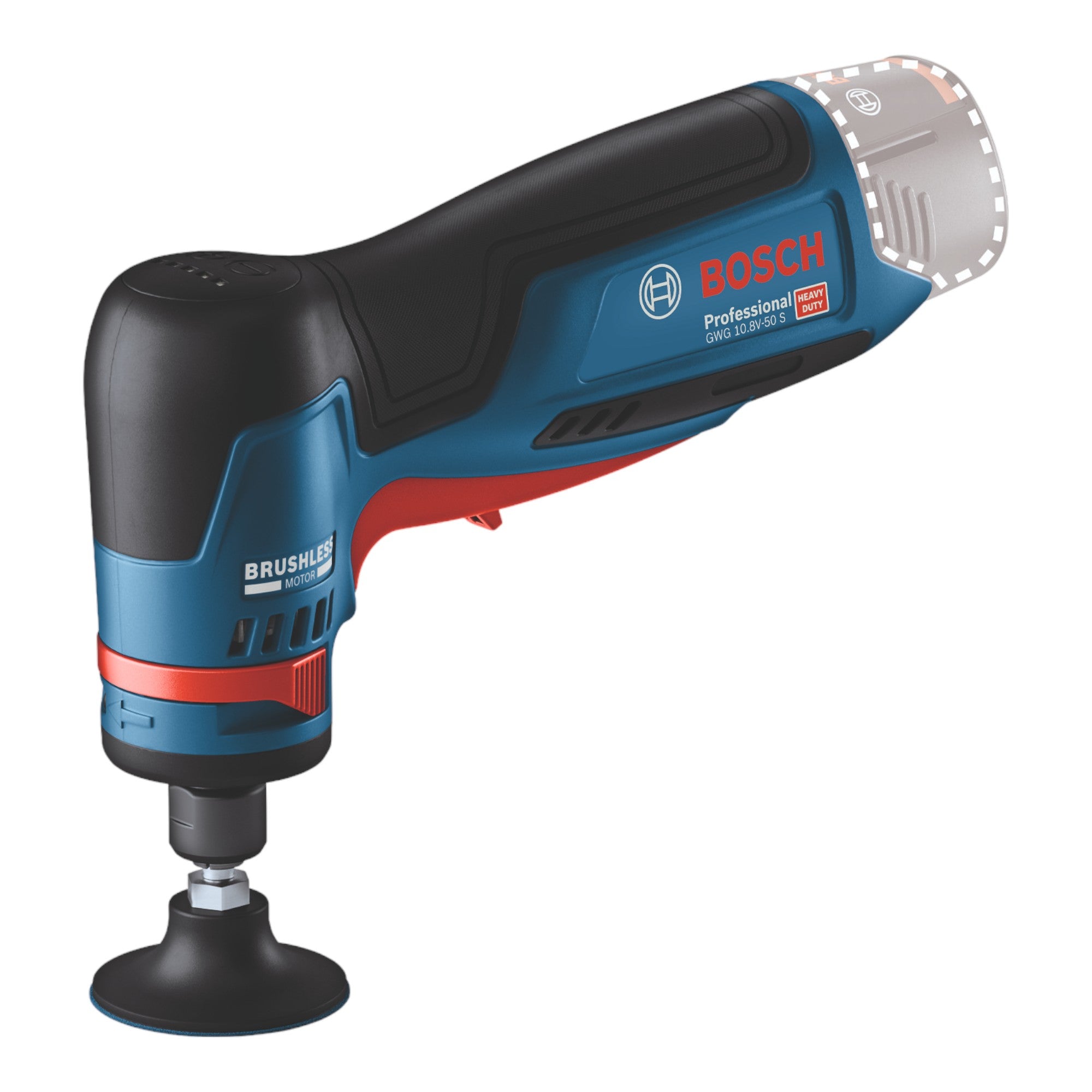 Bosch GWG 12V 50 S Professional Akku Geradschleifer 12 V 6 mm Brushless Solo 06013A7000 ohne Akku ohne Ladegeraet 0 - toolbrothers