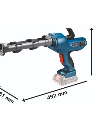 Bosch GCG 18V-310 Profesjonalny pistolet akumulatorowy na kartusze 18 V 310 ml 3,5 kN Solo ( 06019C4100 ) - bez akumulatora, bez ładowarki