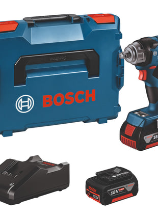 Bosch GDS 18 V HC Visseuse à choc sans fil 330 Nm ( 06019L5003 ) + L-Boxx + 2x batterie 5,0 Ah + chargeur