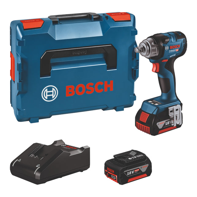 Bosch GDS 18 V HC Visseuse à chocs sans fil 330 Nm ( 06019L5003 ) + L-Boxx + 2x batterie 5,0 Ah + chargeur