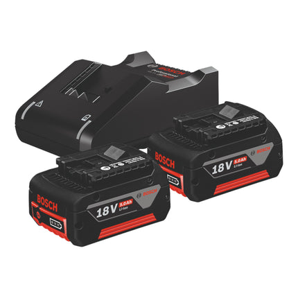 Bosch GDS 18 V HC Visseuse à chocs sans fil 330 Nm ( 06019L5003 ) + L-Boxx + 2x batterie 5,0 Ah + chargeur