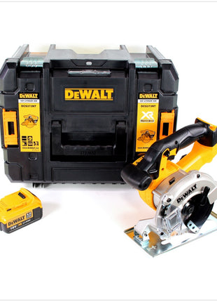 Dewalt DCS 373 NT Akku Metall Kreissäge 18 V 140 mm + 1x Akku 4,0 Ah + Sägeblatt + TSTAK - ohne Ladegerät - Toolbrothers