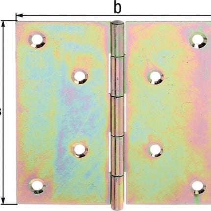 GAH Charnière hauteur 82 mm largeur 82 mm ( 3000200548 )