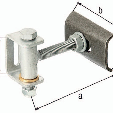 GAH Paumelle de porte 132x100x70mm ( 3000200573 )