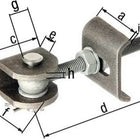 GAH Paumelle de porte 60x27x45x130x28x50x8x5mm ( 3000200601 )