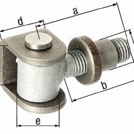 GAH Paumelle de porte 65x42x37x30mm ( 3000200657 )