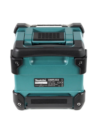 Makita DMR 202 Z Baustellen Lautsprecher 18V - für Akku- und Netzbetrieb, mit Bluetooth-Funktion, AUX-Anschluss, USB-Port und LCD Display - ohne Akku, ohne Ladegerät - Toolbrothers