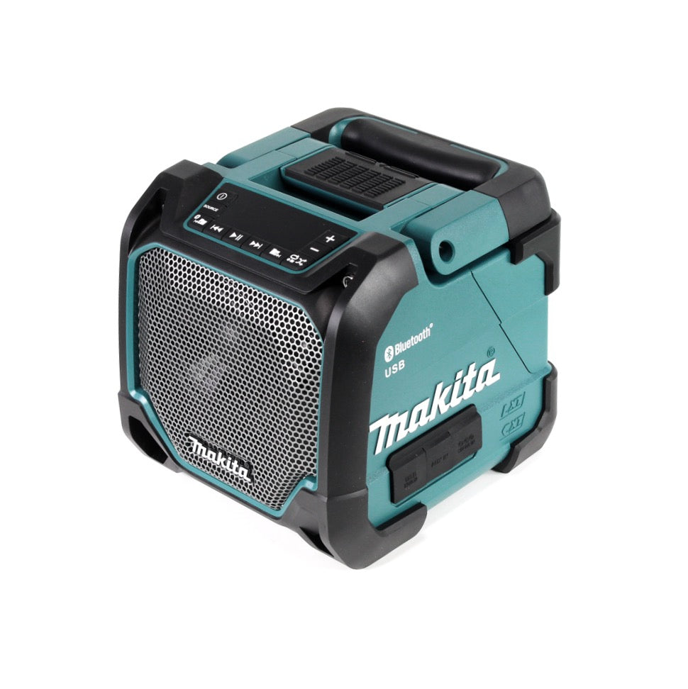Makita DMR 202 Haut-parleur sans fil 12 - 18 V AUX Bluetooth Solo - sans batterie, sans chargeur