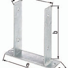 GAH Poutre pour poteau en U ETA-10/0210 91x200x60x50x200mm ( 3000200695 )