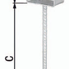 GAH Poutre pour poteau en U ETA-10/0210 101x100x400x60mm ( 3000200712 )