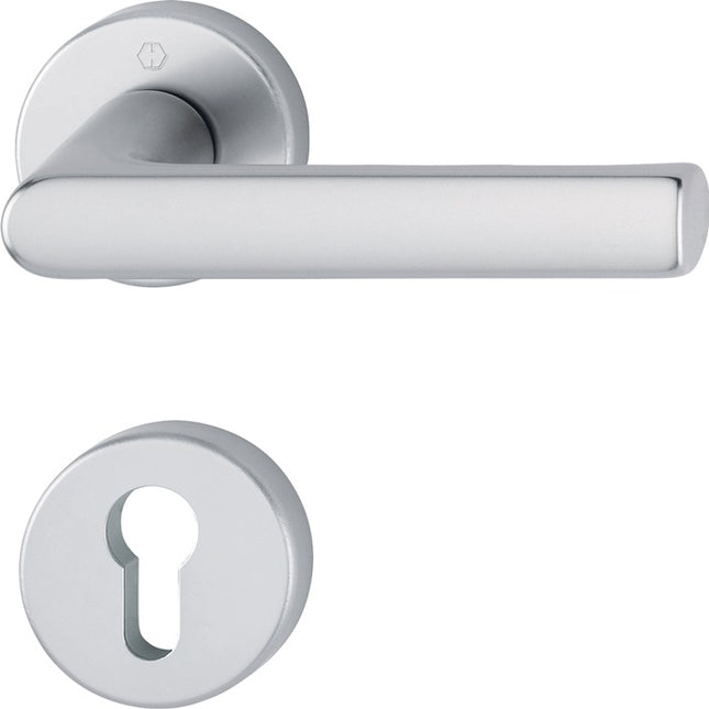 HOPPE Garniture à rosette Hambourg 1700 / 42KB/42KBS aluminium F1 ( 3000203127 )