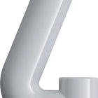 HEWI Numéro de maison chiffre 4 spécial polyamide 99 blanc pur ( 3000206555 )