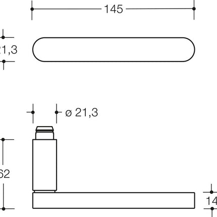 Garniture à rosette HEWI 270XAH01.130 Acier inoxydable ( 3000207491 )