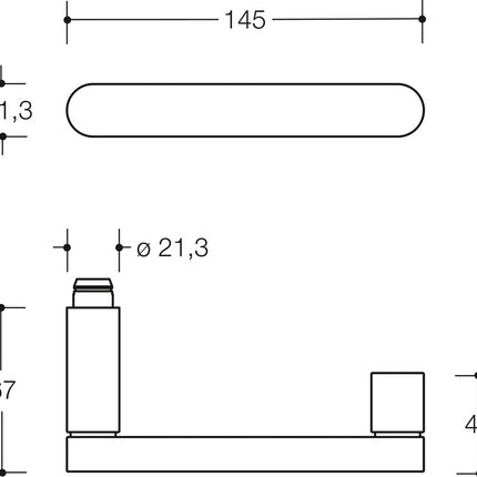 Garniture à rosette HEWI 270XAH01.230 Acier inoxydable ( 3000207495 )