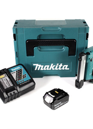 Makita DST 221 RG1J 18 V Li-ion Akku Tacker im Makpac  + 1x BL 1860 B 6,0 Ah Li-Ion Akku + DC 18 RC Ladegerät - Toolbrothers