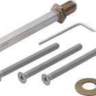 Kit de fixation HOPPE K/G quick pin 2210/3310 sets de protection interchangeables 8 x 80 mm (3000209215)