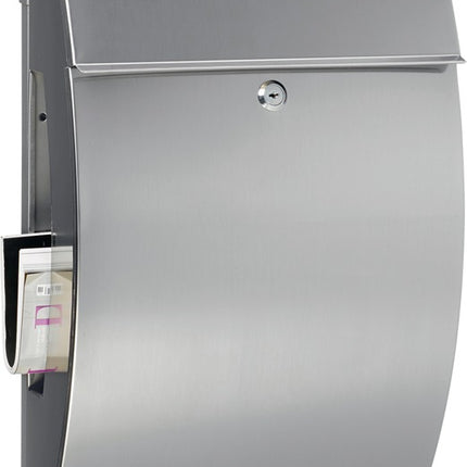 BURG-WÄCHTER Boîte aux lettres Hamburg 3815 Ni hauteur 478 mm largeur 322 mm profondeur 152 mm ( 3000253466 )