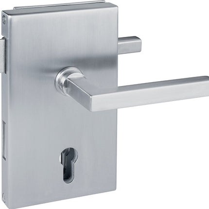 HERMAT Serrure de porte en verre 6053 PZ R - Molina inox mat ( 3000253948 )