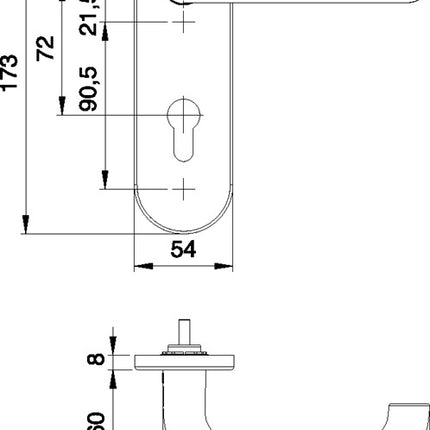 EDI Garniture coupe-feu Targa/K FS 103/103 Aluminium F1 D/D ( 3000261389 )