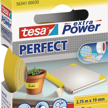 TESA Ruban toilé extra Power(R) 56341 jaune ( 3000265352 )