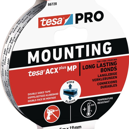 TESA ruban de montage Mounting PRO ACX+ MP 66728 noir (3000265492)