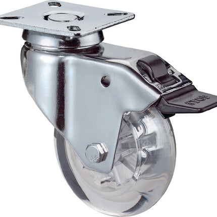 Roulette pivotante BS ROLLEN avec roue à frein Ø 50 mm capacité de charge 40 kg (3000275124)