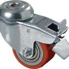BS ROLLEN Roulette pivotante avec frein Roue Ø 50 mm Capacité de charge 120 kg ( 3000275164 )