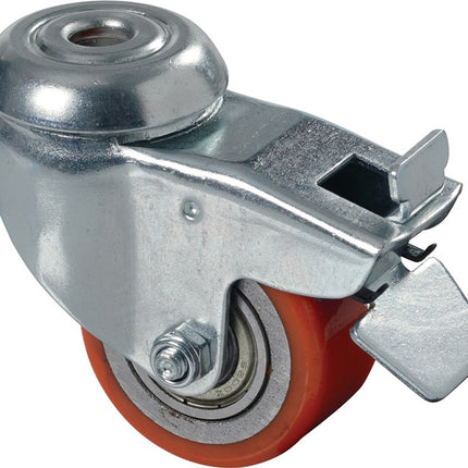 BS ROLLEN Roulette pivotante avec frein Roue Ø 50 mm Capacité de charge 120 kg ( 3000275164 )