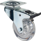 BS ROLLEN Roulette pivotante avec frein Roue Ø 75 mm Capacité de charge 50 kg ( 3000275197 )