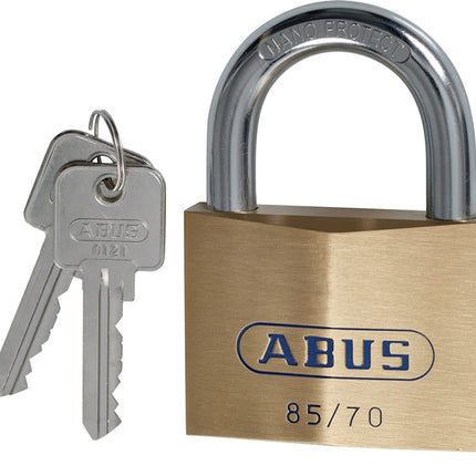 Cadenas à cylindre ABUS 85/70 gl largeur du corps de serrure 70 mm (3000280038)